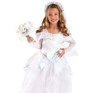 NWT ~ Disney Store Cinderella Wedding Accessories- Veil, Bouquet and Ring